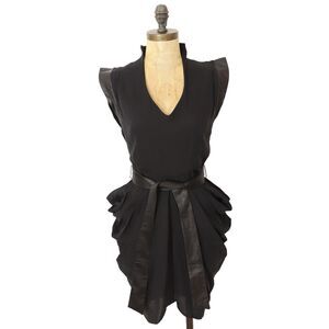 Alice + Olivia Black Mini Dress